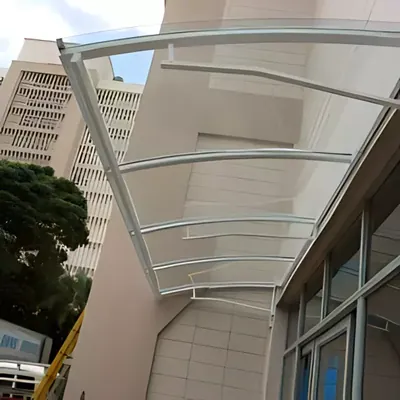 Toldo de Policarbonato Compacto em Serpa, Caieiras - SP